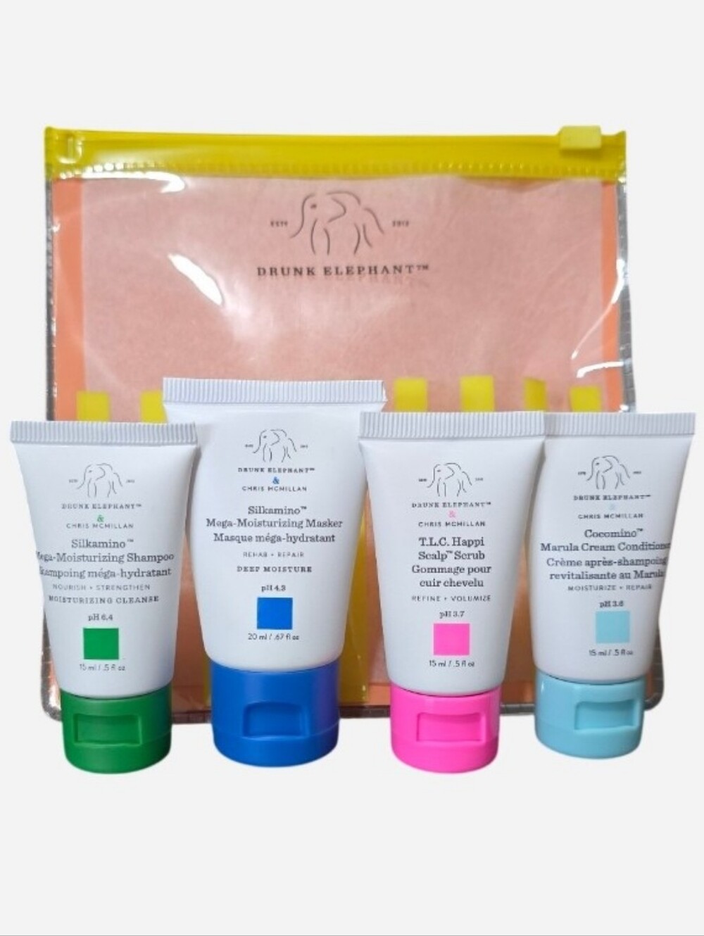 Drunk Elephant Mini Skincare Set - Pastel Accent Tubes